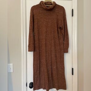 Brown Sweater Women's Dress